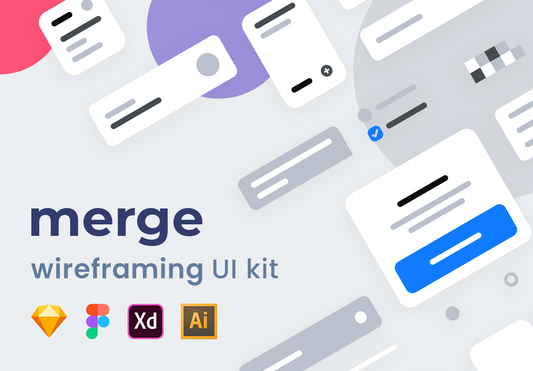 Merge Wireframing UI Kit