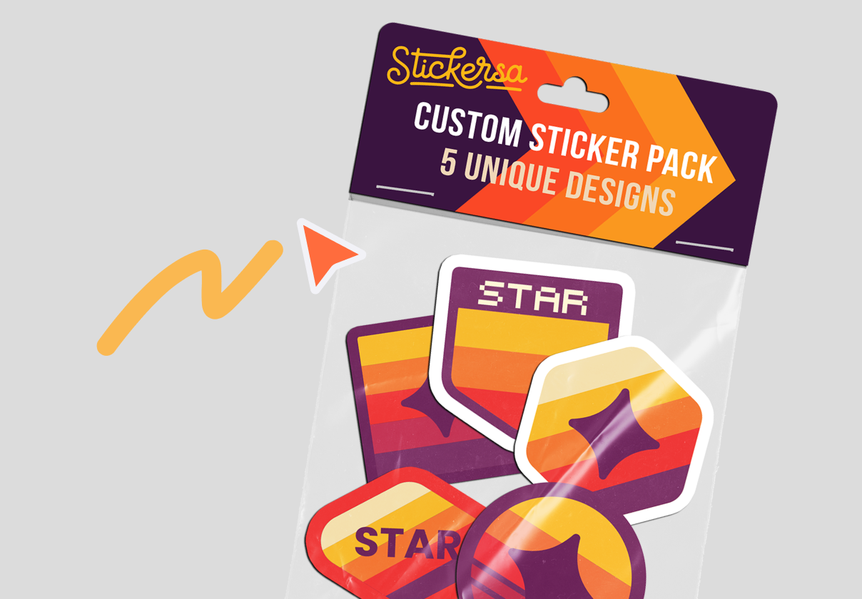 Brand Based Custom Stickers Pack