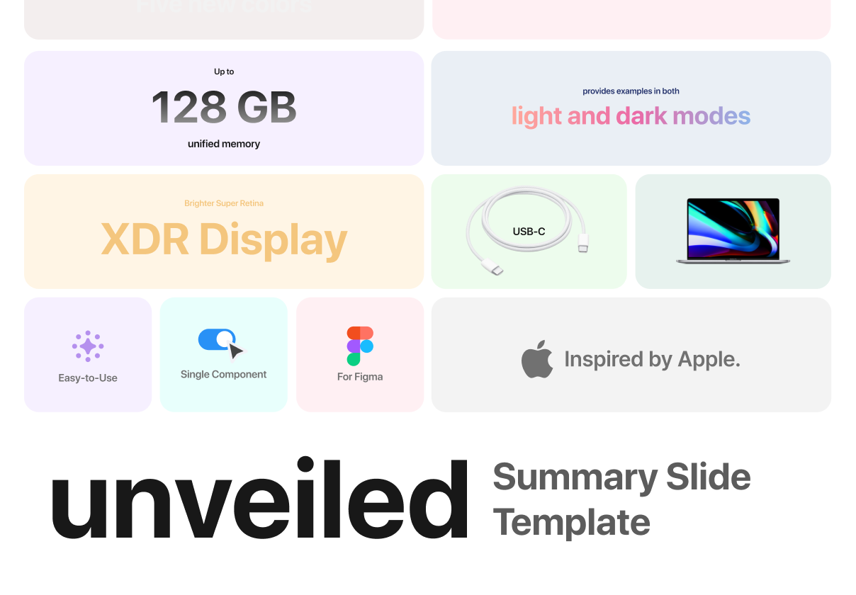 Unveiled - Summary Slide Template