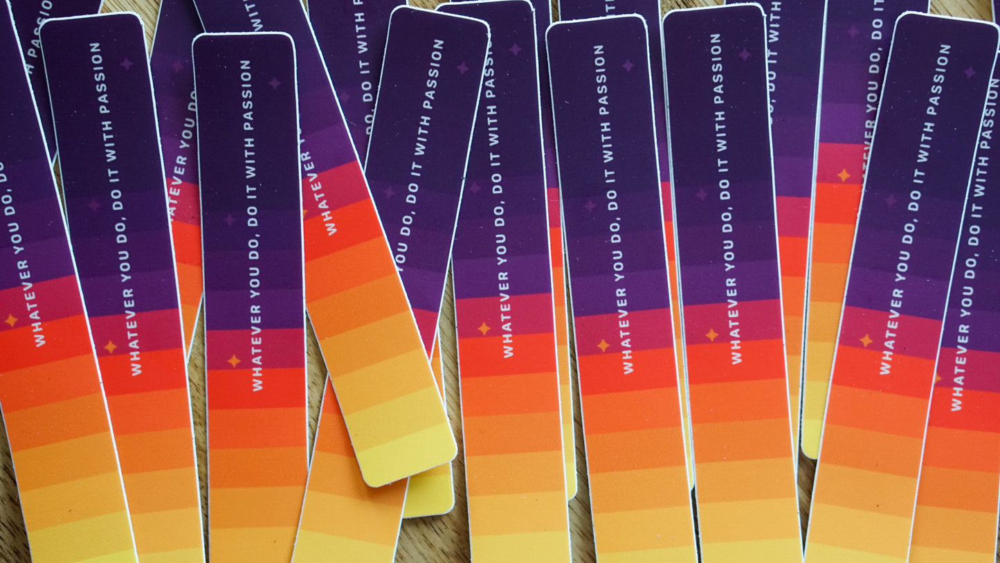 Whatever you do, do it with passion sticker