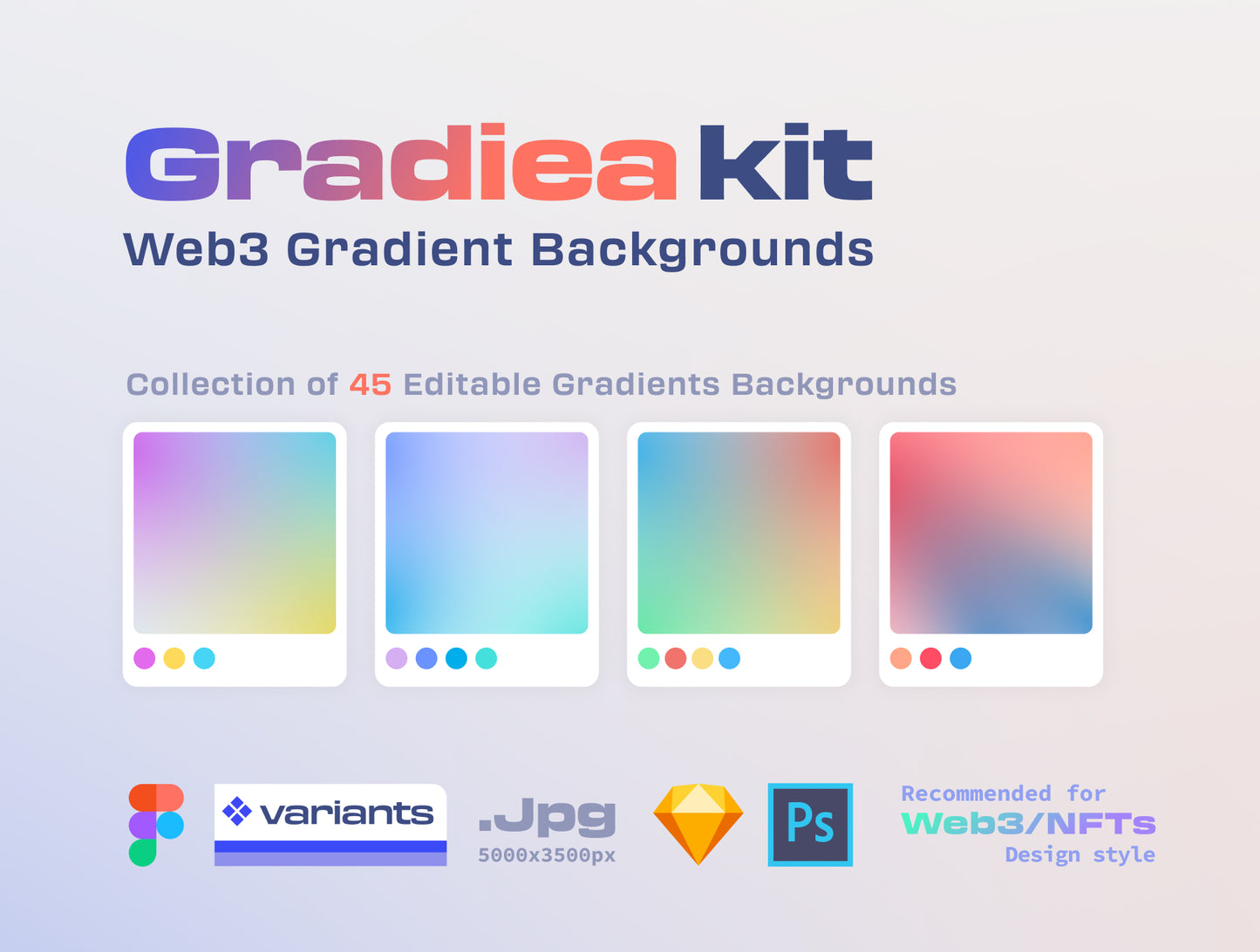 Gradiea Kit - Web3 Gradient Backgrounds