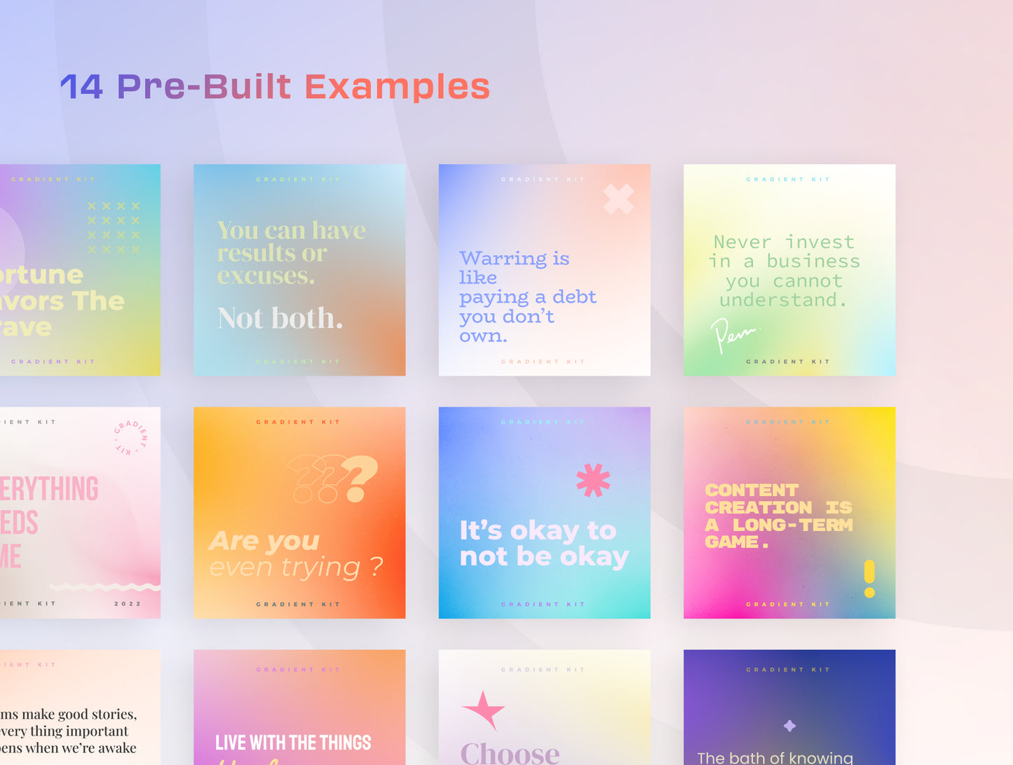 Gradiea Kit - Web3 Gradient Backgrounds
