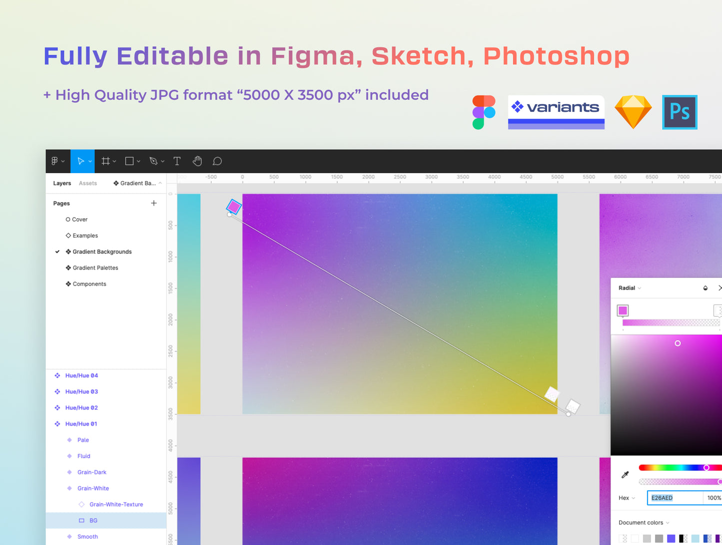 Gradiea Kit - Web3 Gradient Backgrounds