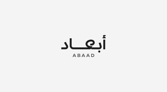 Abaad Logo - A Recruitment Identity Inspired by Newspaper Markings
