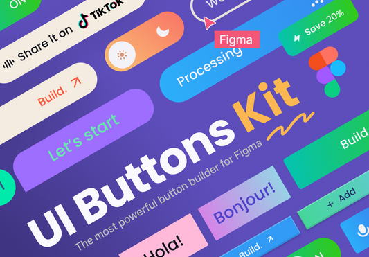 UI Buttons Kit For Figma