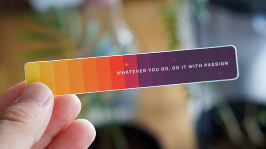 Whatever you do, do it with passion sticker