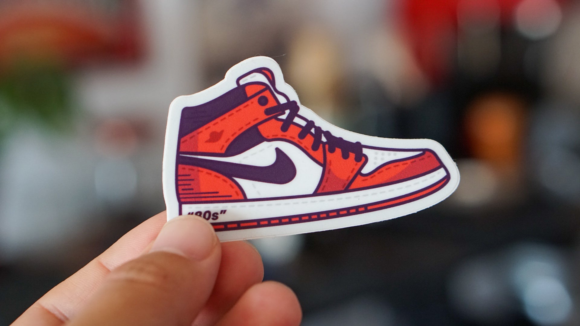 Jordan Sticker Sign Jordan 1 OG Chicago (1985) Sticker – 80.design