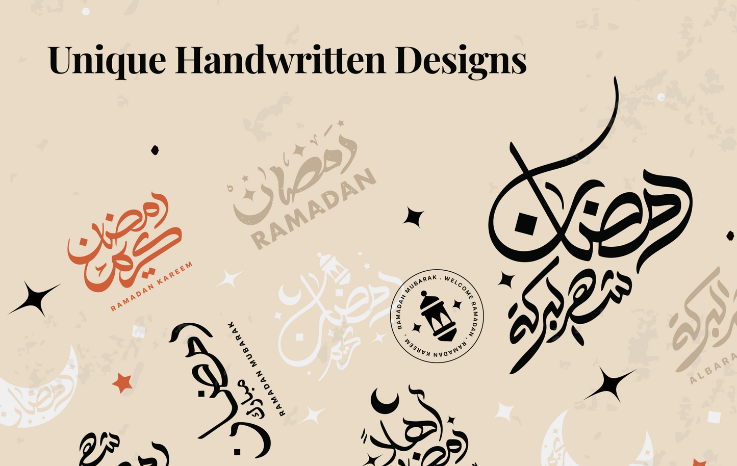 Ramadan Arabic Calligraphy Bundle