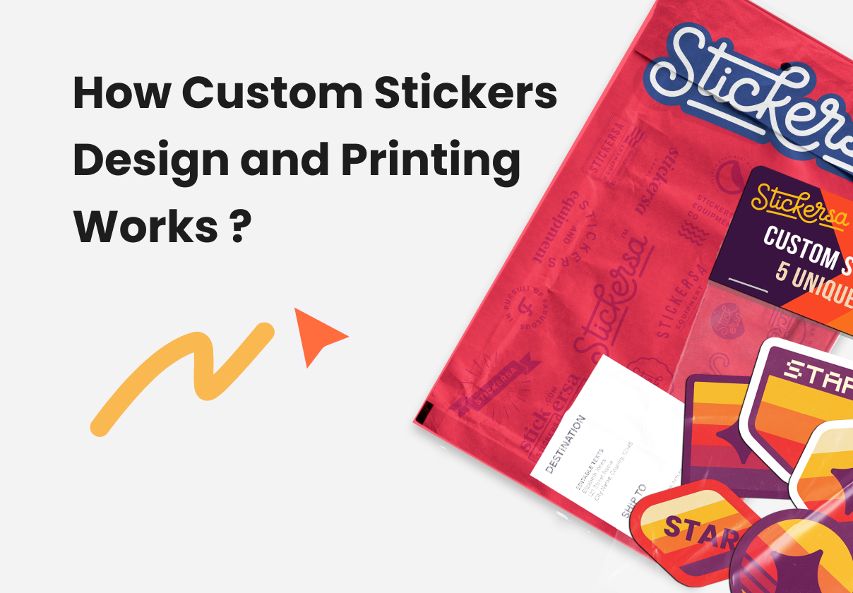 how custom stickers design and printing work